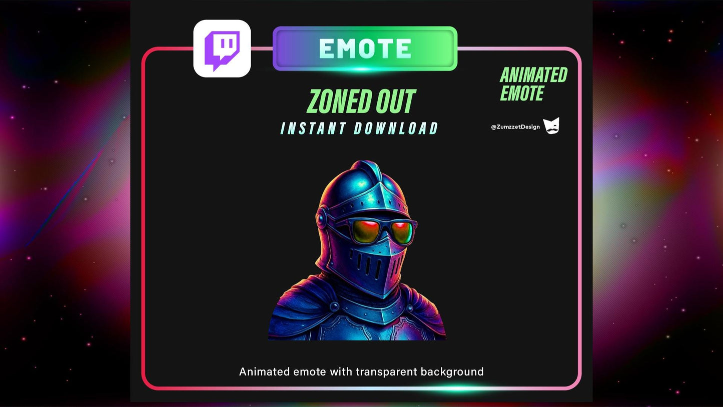 ANIMATED Medieval Knight Emote Set for Twitch, Streamer, Stream Emotes, Party Emotes, Music Emote,