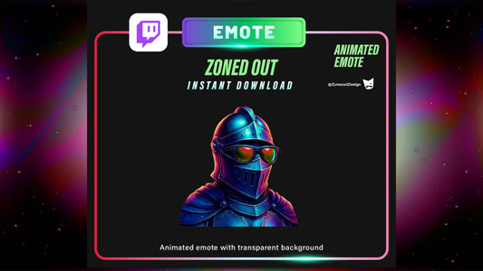 ANIMATED Medieval Knight Emote Set for Twitch, Streamer, Stream Emotes, Party Emotes, Music Emote,