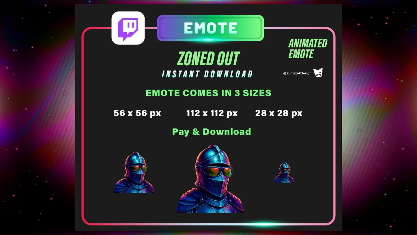 ANIMATED Medieval Knight Emote Set for Twitch, Streamer, Stream Emotes, Party Emotes, Music Emote,
