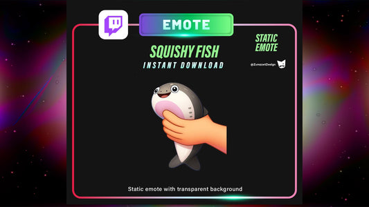 ANIMATED Sacabambaspis Animated Fish Emote GIF – Funny Bonk Meme for Twitch, Streamers | Cute Hand Holding Fish Reaction
